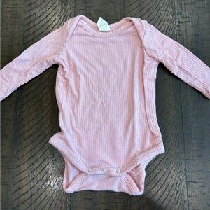 Kate Quinn Bamboo Pink Onesie Newborn